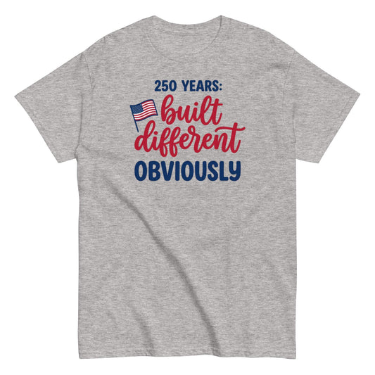 USA 250th anniversary patriotic tee with bold design and high-quality materials