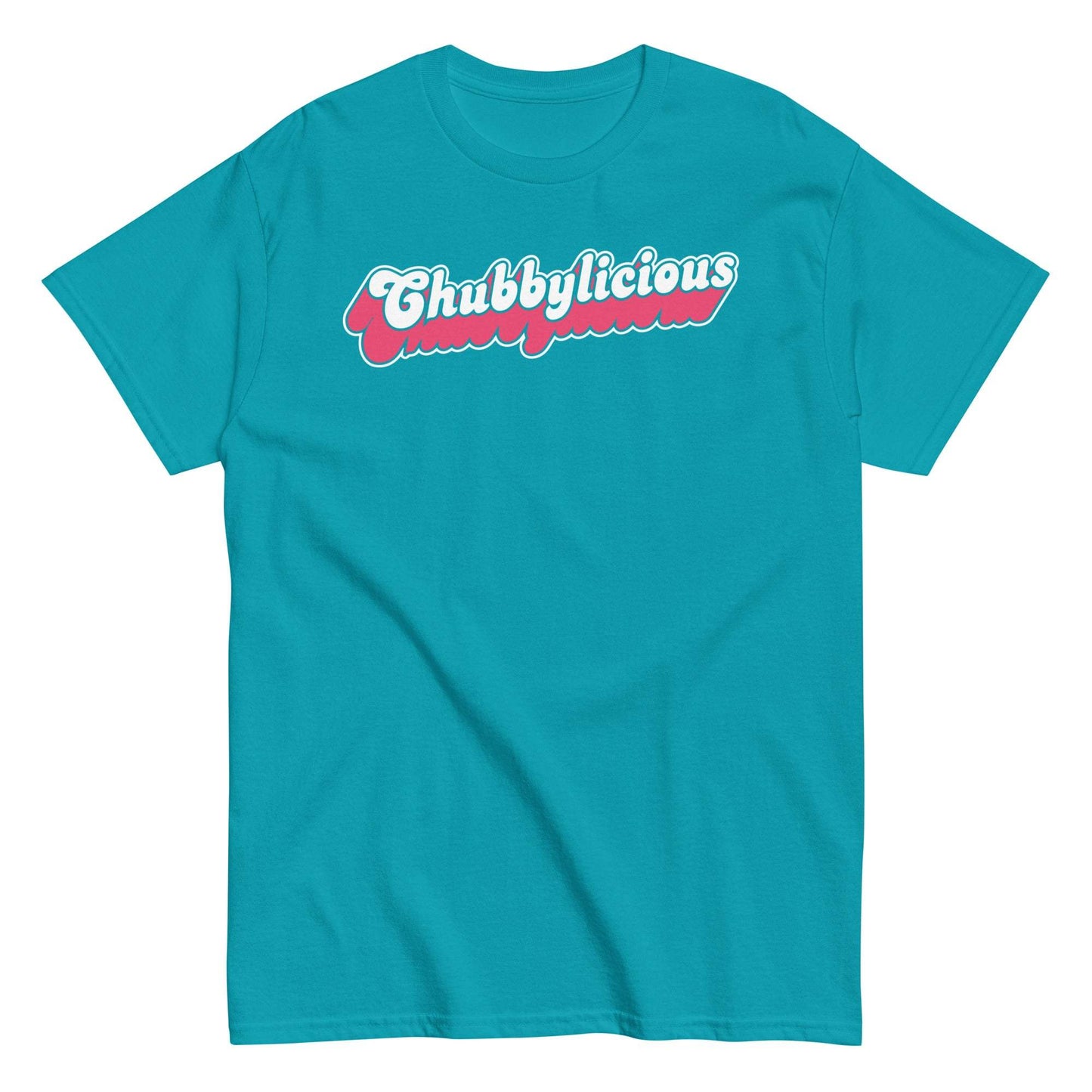 Chubbylicious Graphic Tee - Embrace your curves with this playful tee