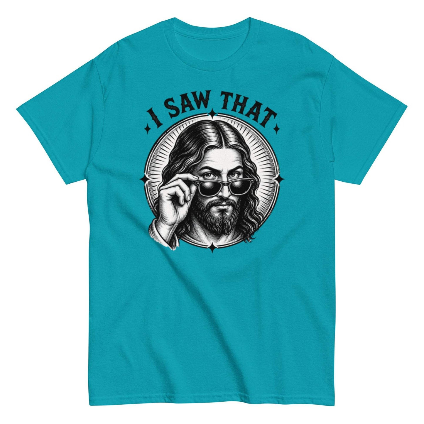 Funny Jesus sunglasses tee for sarcastic Christian gifts