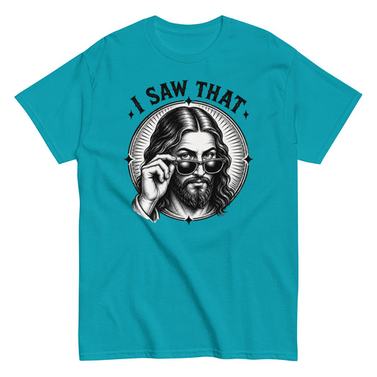 Funny Jesus sunglasses tee for sarcastic Christian gifts