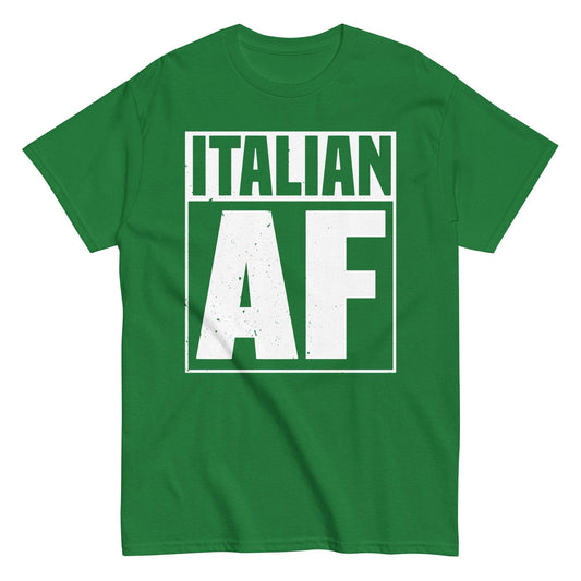 Italian AF graphic tee with bold design and 100% cotton fabric