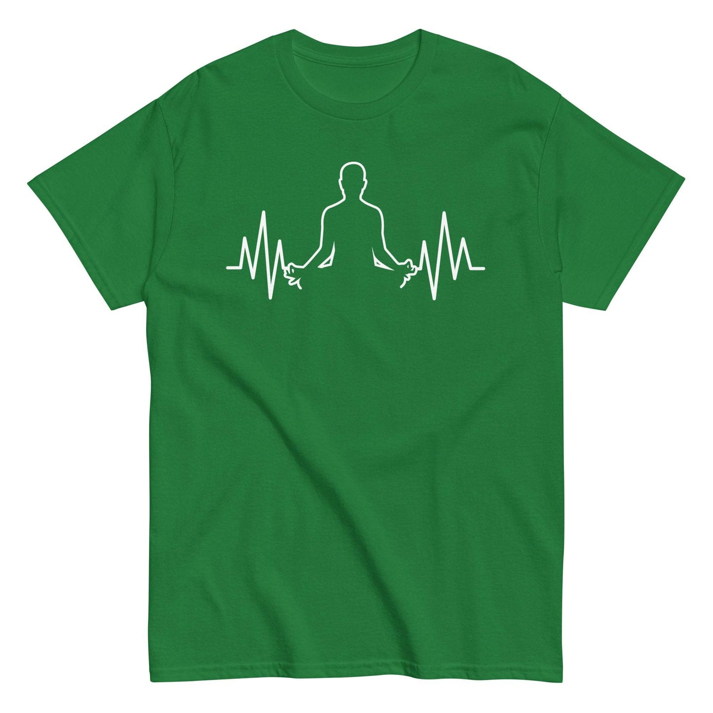 Yoga Heartbeat Lifeline Tee for Yogis and Fitness Enthusiasts