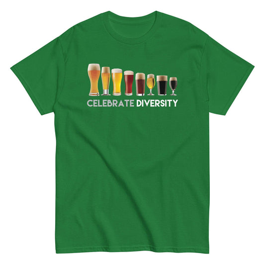 Celebrate diversity with this bold beer tee