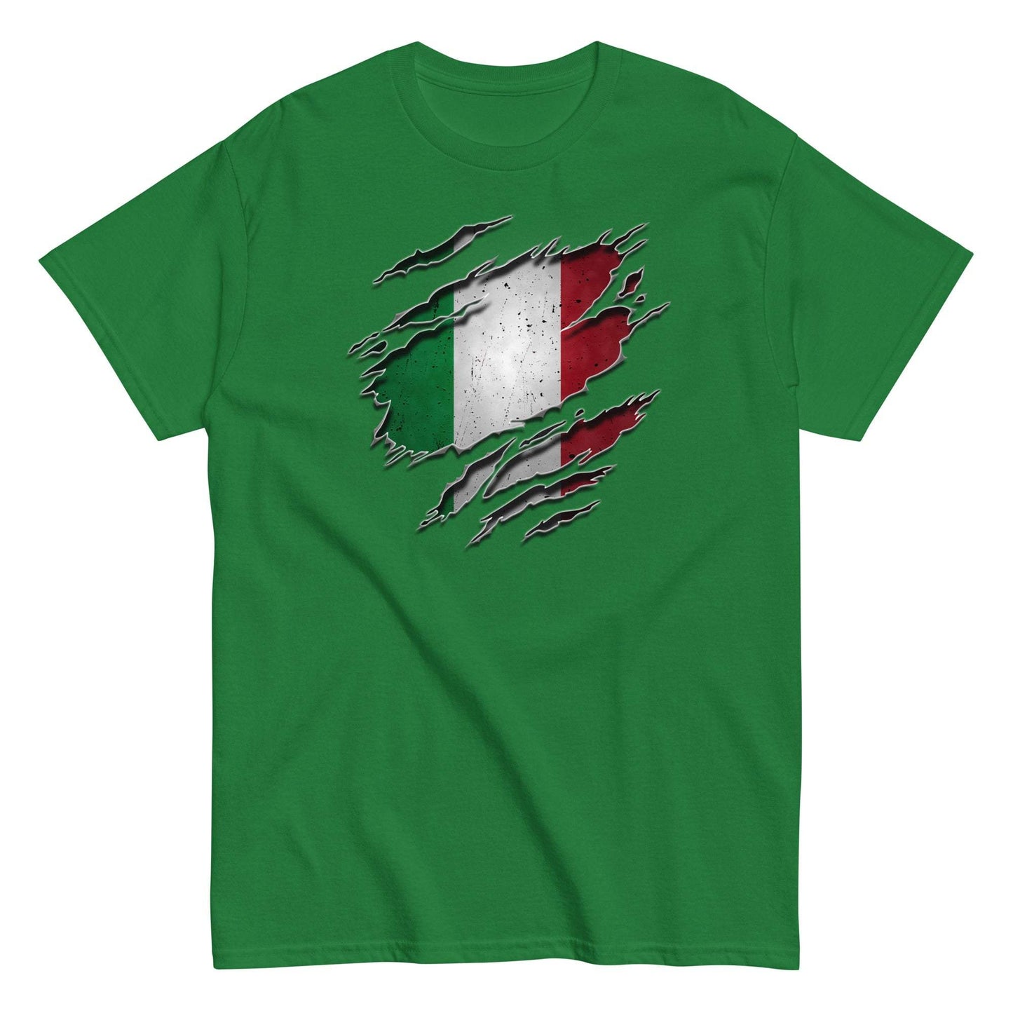 Italian flag tee for patriotic Italians