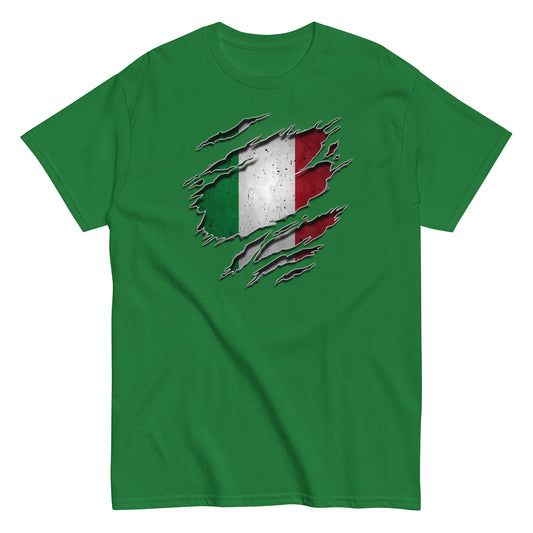 Italian flag tee for patriotic Italians