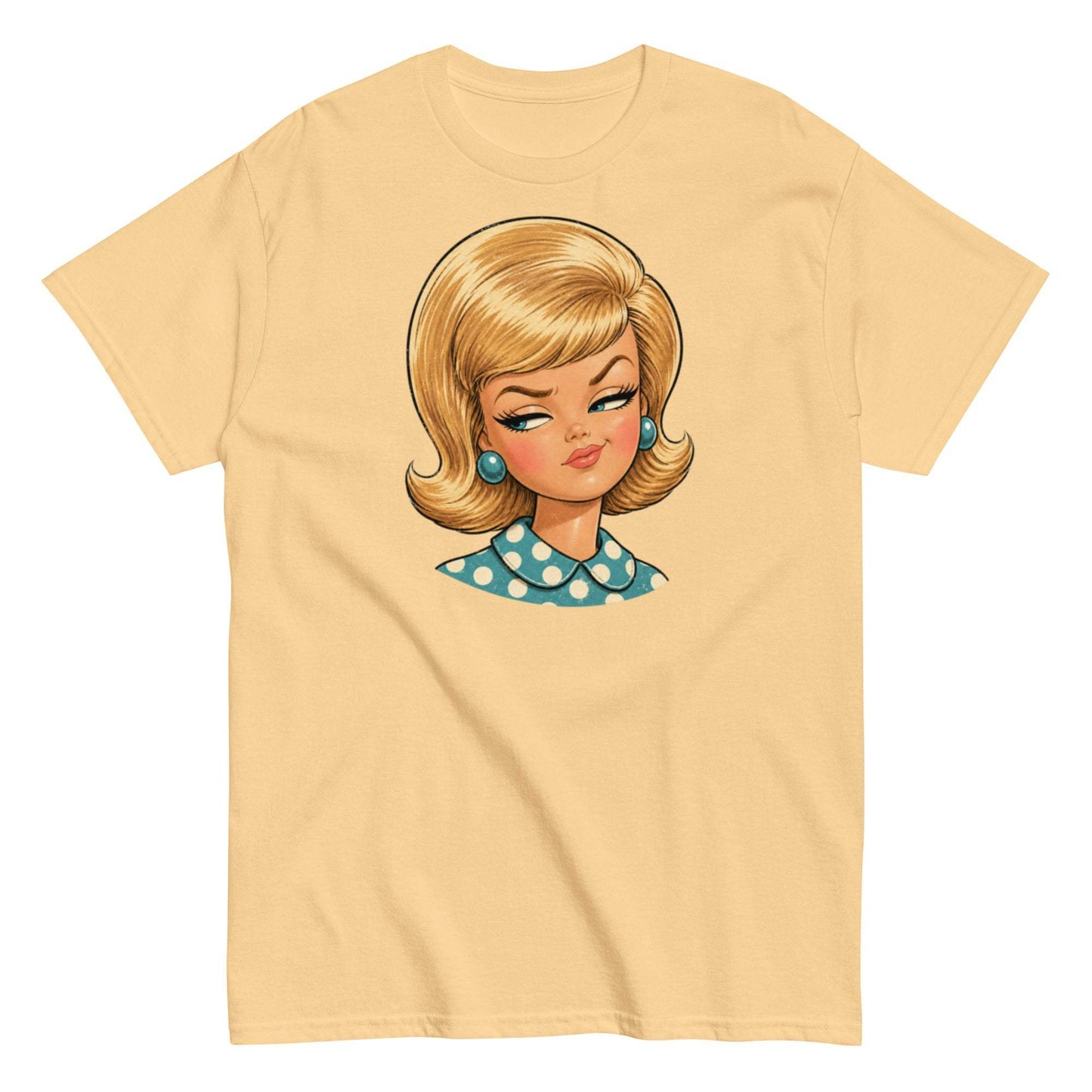 Petty Smirk Doll Stank Face Classic Tee - Bold design on 100% cotton fabric