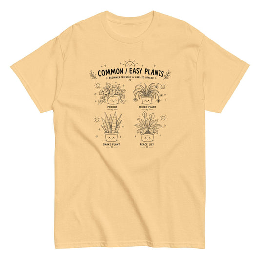 Common/Easy Plants Garden Plant Lover Tee - Unisex Cotton Tee