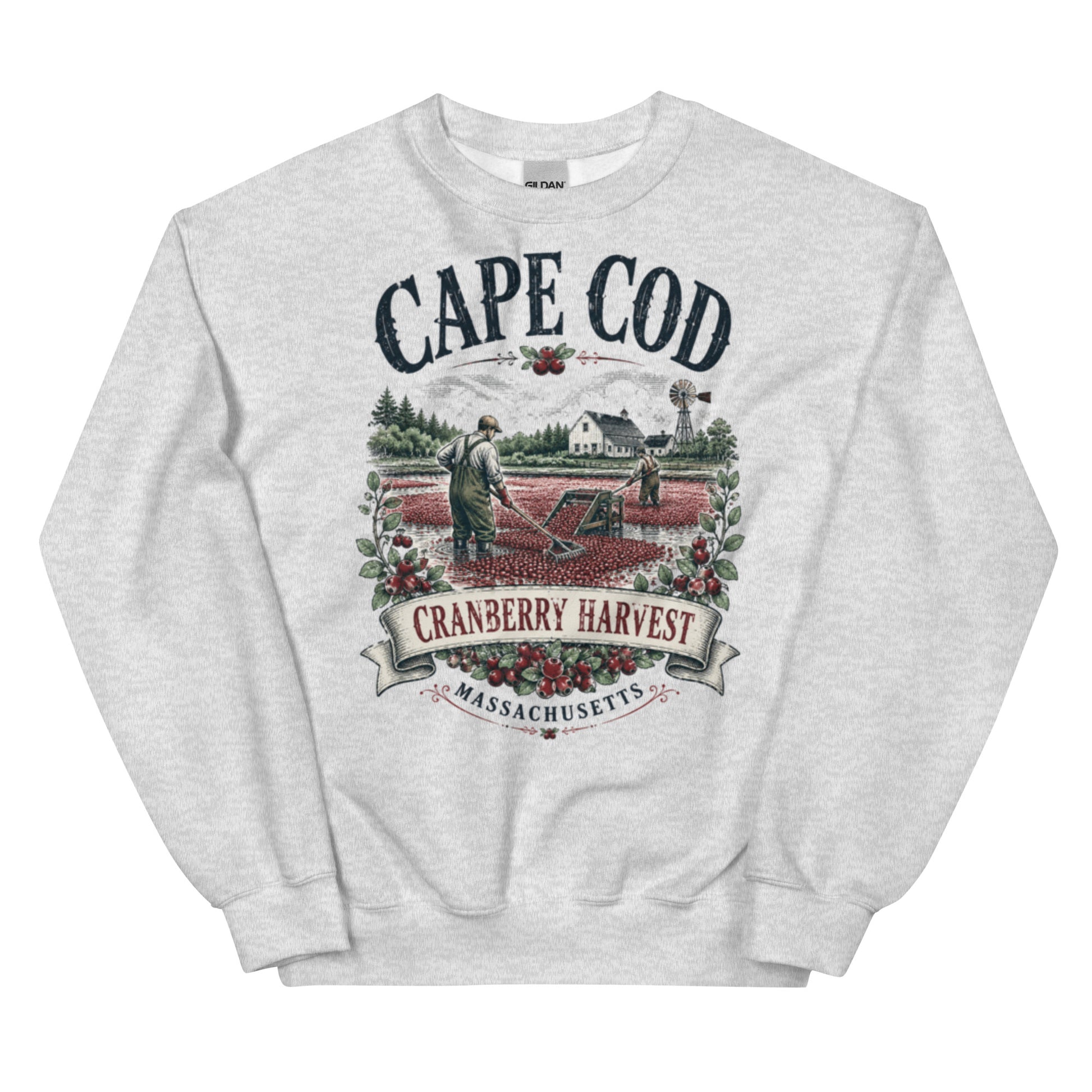 Cranberry Harvest Cape Cod Sweatshirt