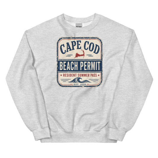 Cape Cod Beach Permit Sweatshirt