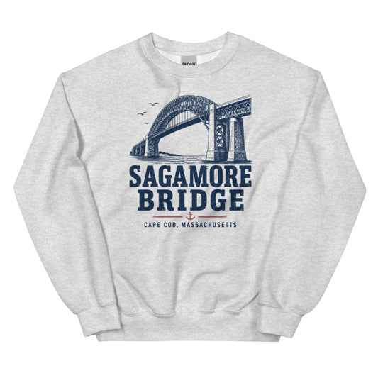Sagamore Bridge Cape Cod sweatshirt for unisex comfort
