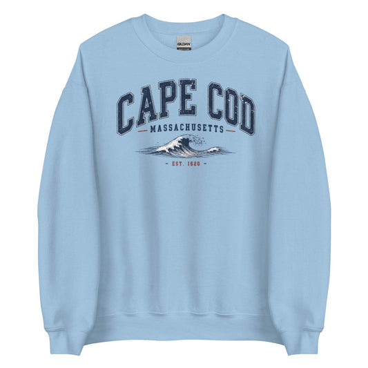 Vintage Cape Cod Arch Unisex Sweatshirt with Nautical Design