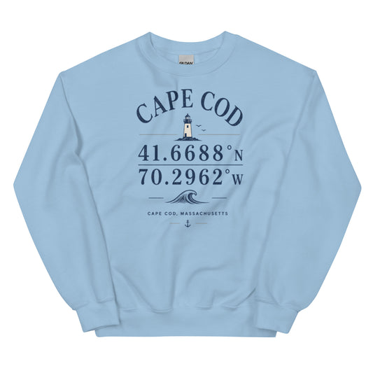Cape Cod Coordinates Sweatshirt