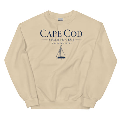 Cape Cod Summer Club unisex sweatshirt for Massachusetts lovers