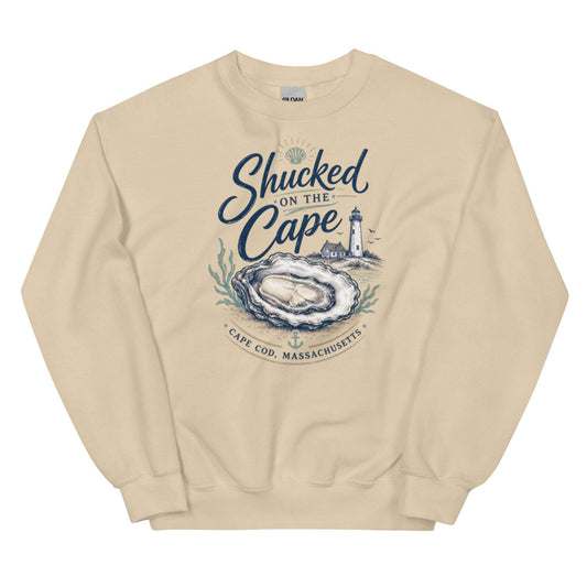 Cape Cod Shucked Sweatshirt - Coastal Design and Cozy Fit