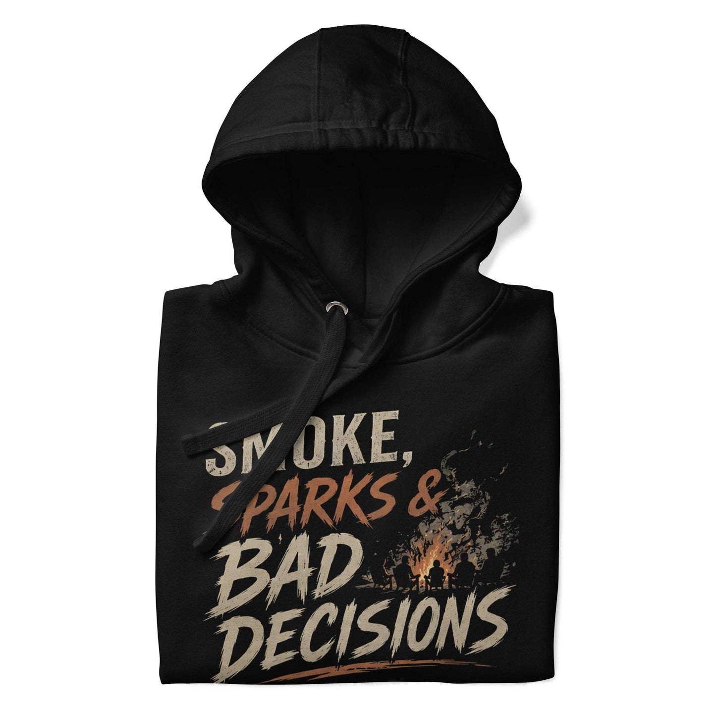 Cozy and adventurous bonfire campfire hoodie
