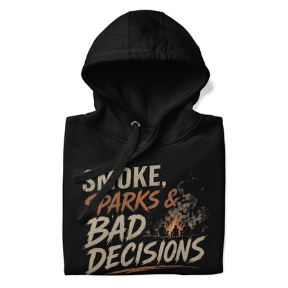 Cozy and adventurous bonfire campfire hoodie