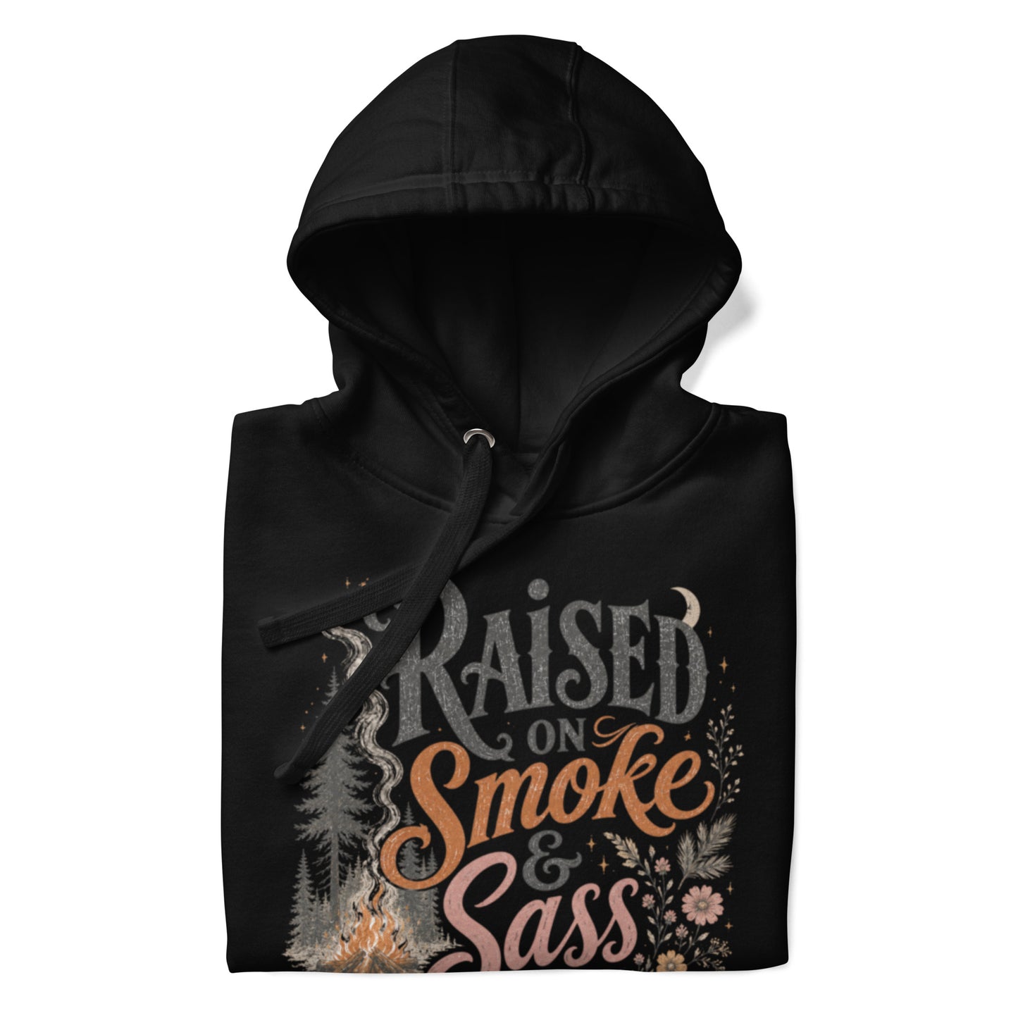 Cozy campfire and bonfire hoodie for women