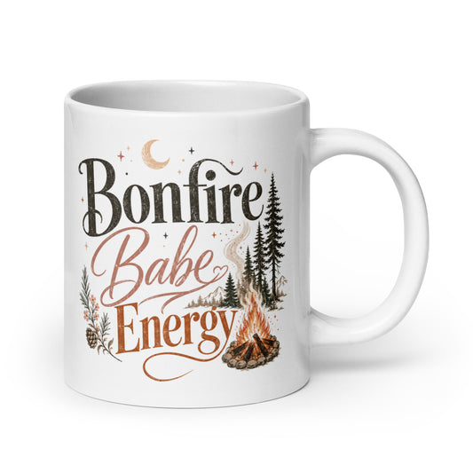 Bonfire Babe Energy Mug for Campfire Lovers