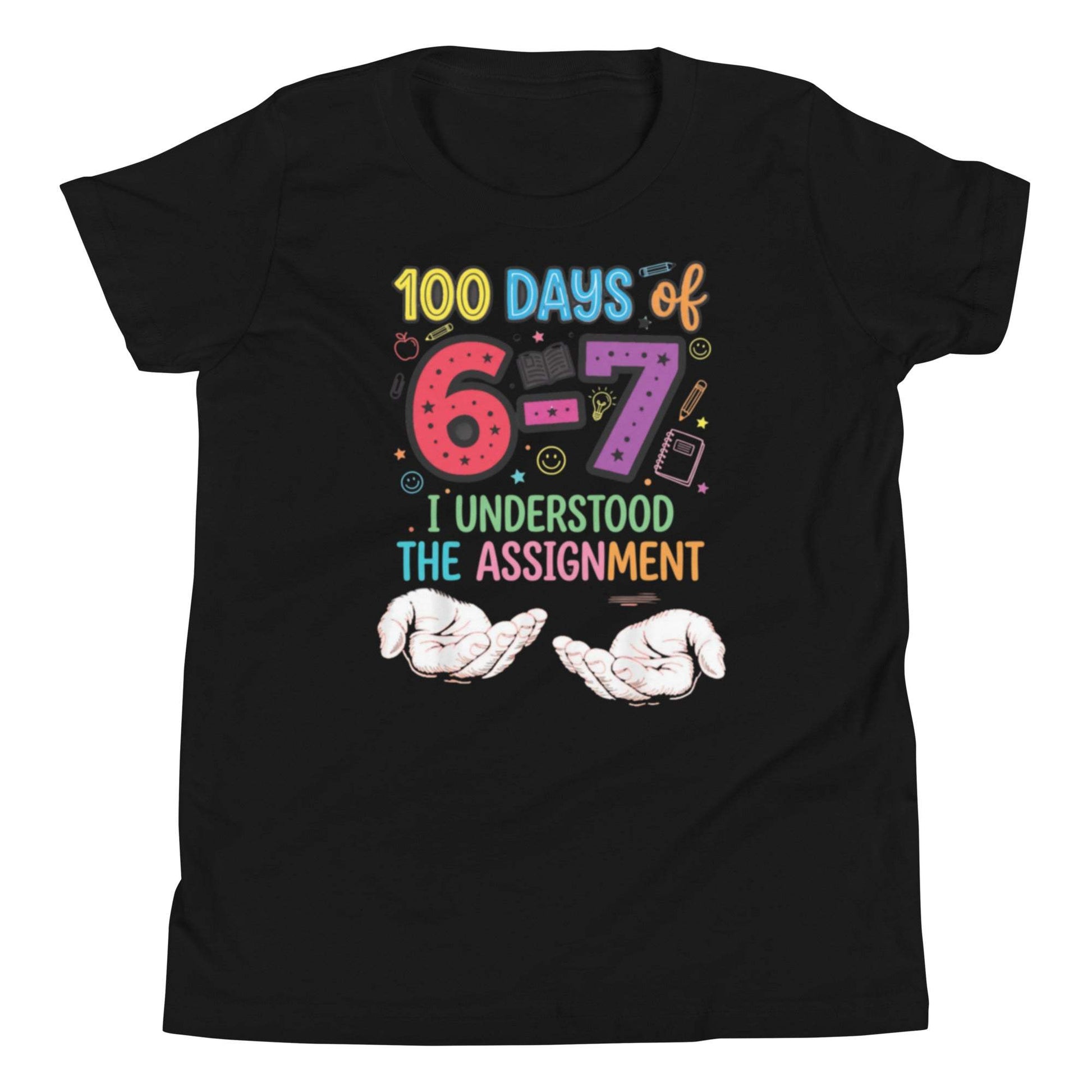 Youth t-shirt for 100th day of school