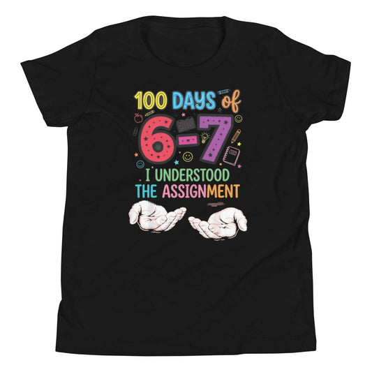 Youth t-shirt for 100th day of school