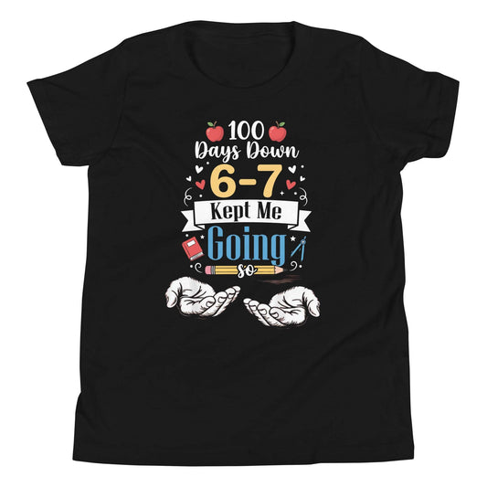 100 Days Down Youth T-Shirt - Celebrate 100 Days of School