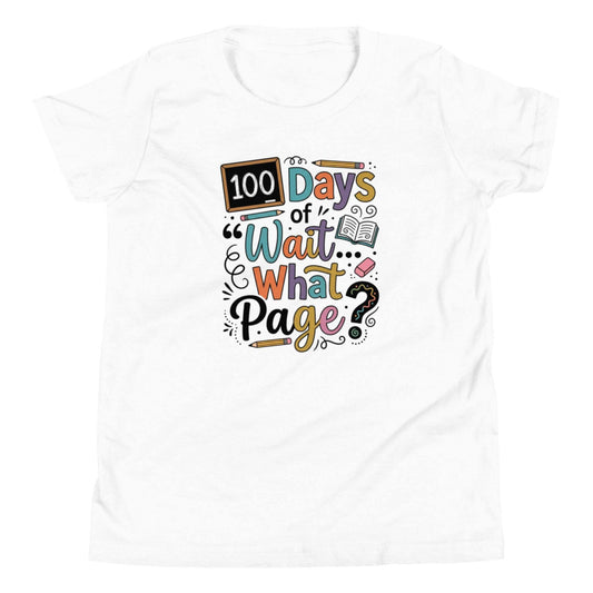 100 Days of School Youth Shirt - Fun and Witty Tee for Kids