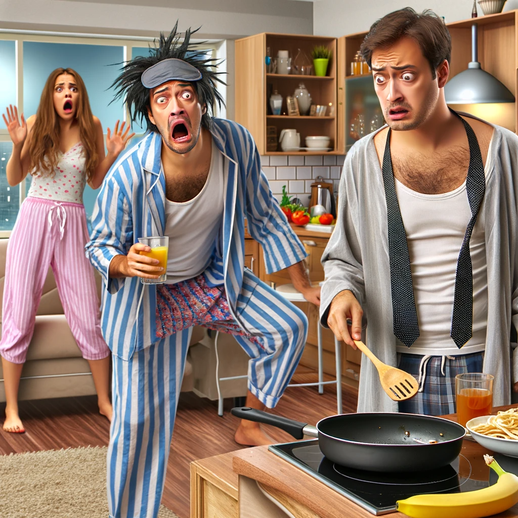 Unbelievable! Drunk Man Enters Wrong House and Cooks Breakfast – See What Happens Next!