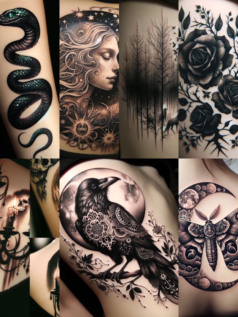 Dark Feminine Tattoos