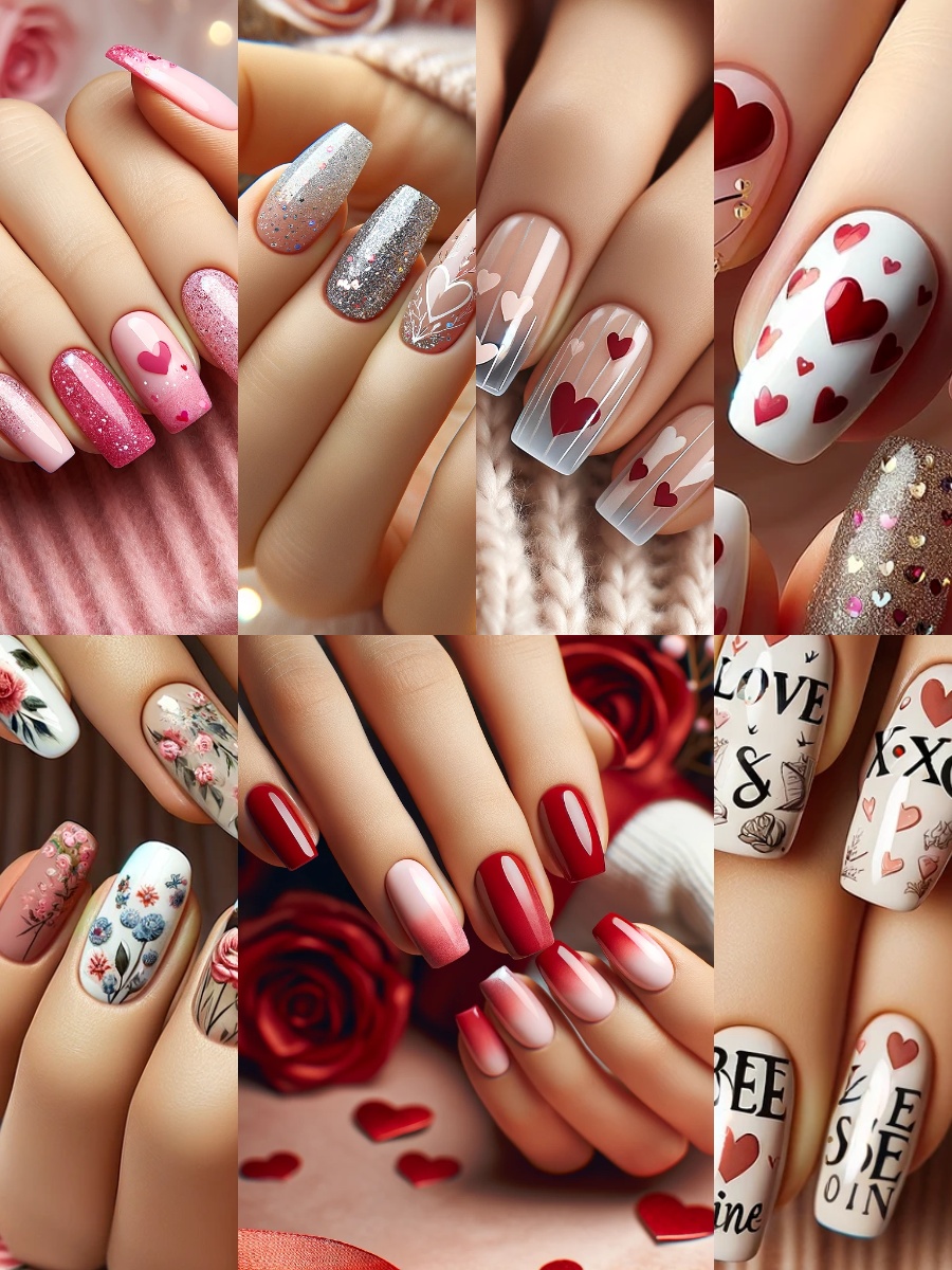 Valentine's Day Nail Designs